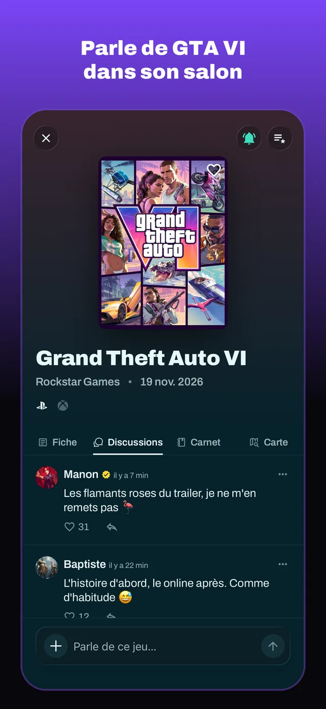 Parle de GTA VI dans son salon