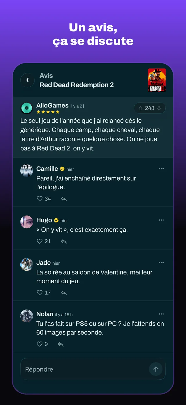 Un avis, ça se discute